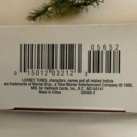 Vintage Hallmark Keepsake Retired Ornament Porky Pig Looney Tunes 1993 NEW - Picture 5 of 7